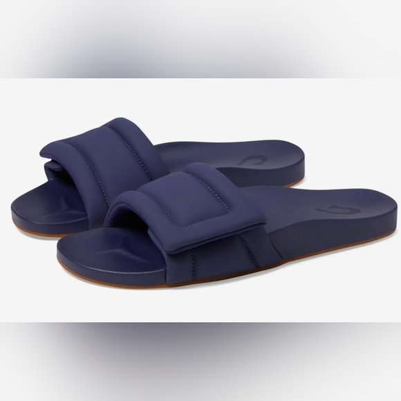 OluKai Sunbeam Slide Women's 6 Navy NEW - Picture 2 of 7